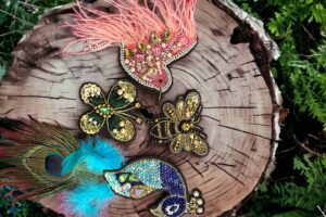 BUTTERFLY BROOCHES