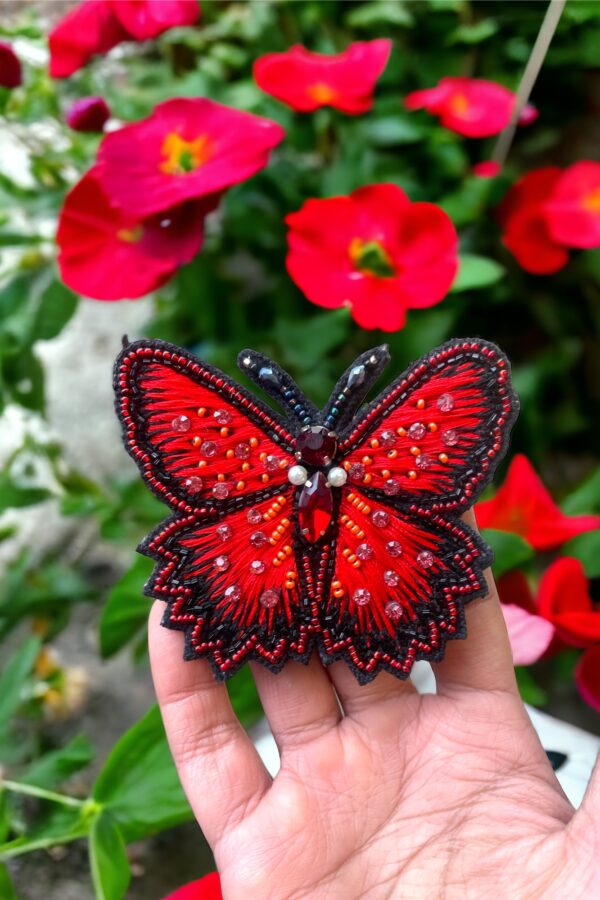 Charming butterfly brooch