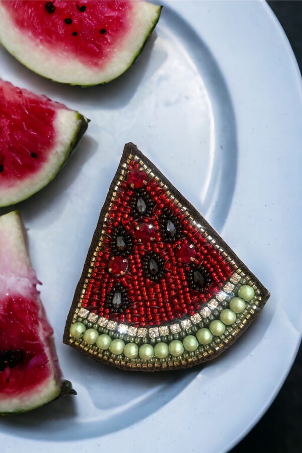 The watermelon brooch