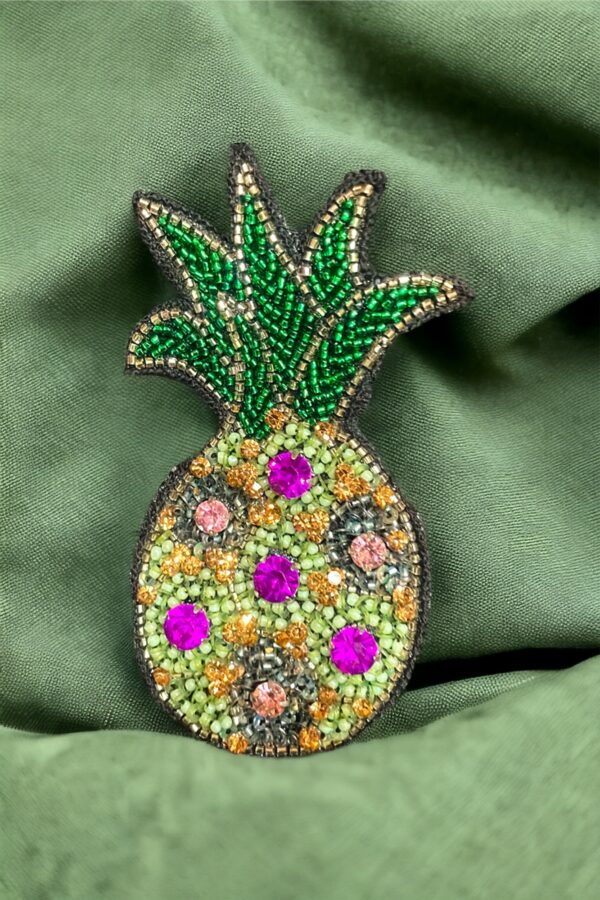 The green pineapple brooch