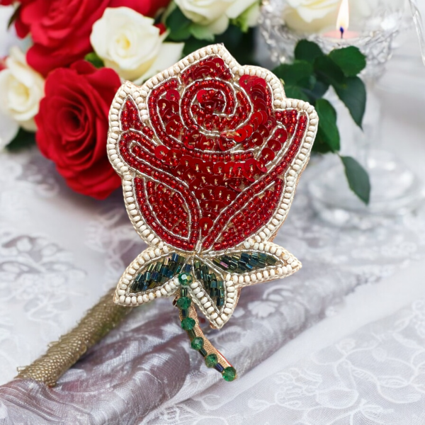 The rose brooch