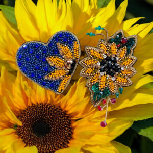 Sunflower -BROOCH