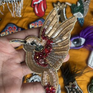 Hummingbird (red&gold)