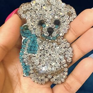 teddy brooch for kids