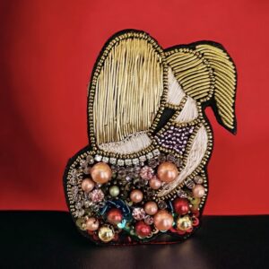 Mother daughter brooch