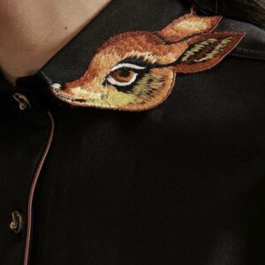 Collar brooches Deer face