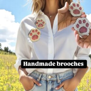 Paw Pair Brooch