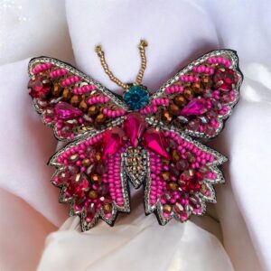 Butterfly Brooch(pink)